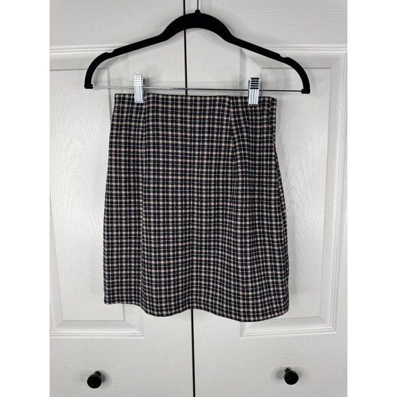 Women's Black & Tan Patterned Skirt Size XS - Picture 6 of 7